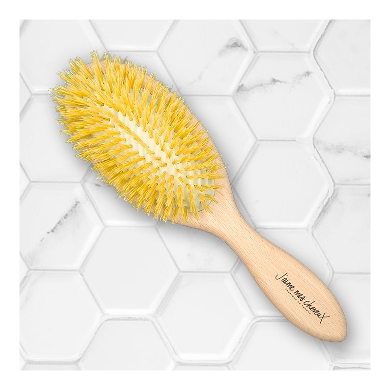 Brosse à cheveux en soie végétale