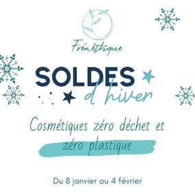 C'est le grand jour ! 
Les soldes d'hiver sont enfin là sur la boutique Frénéthique. Profite vite de produits naturels et zéro déchet à petit prix ! 

 #soldeshiver #soldes #soldeszerodechet #zerodechet #bonplans #reductionproduits