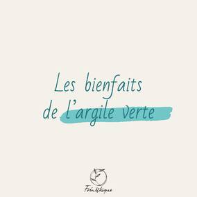 Pourquoi utiliser l’argile verte dans sa routine beauté ?  Purifiante, anti-inflammatoire, adoucissante, antipelliculaire…  Il y a 1000 et une raisons d’utiliser l'argile verte dans sa routine !  Voici un ingrédient naturel indispensable pour chouchouter ta peau et tes cheveux ✨